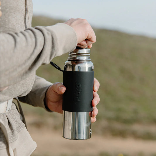 Pura kiki ISOLERT sportsflaske 650ml - Svart