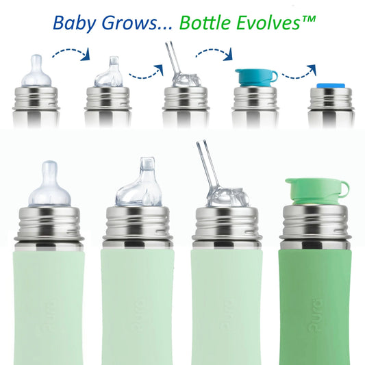 Pura kiki sportsflaske 325ml - Moss