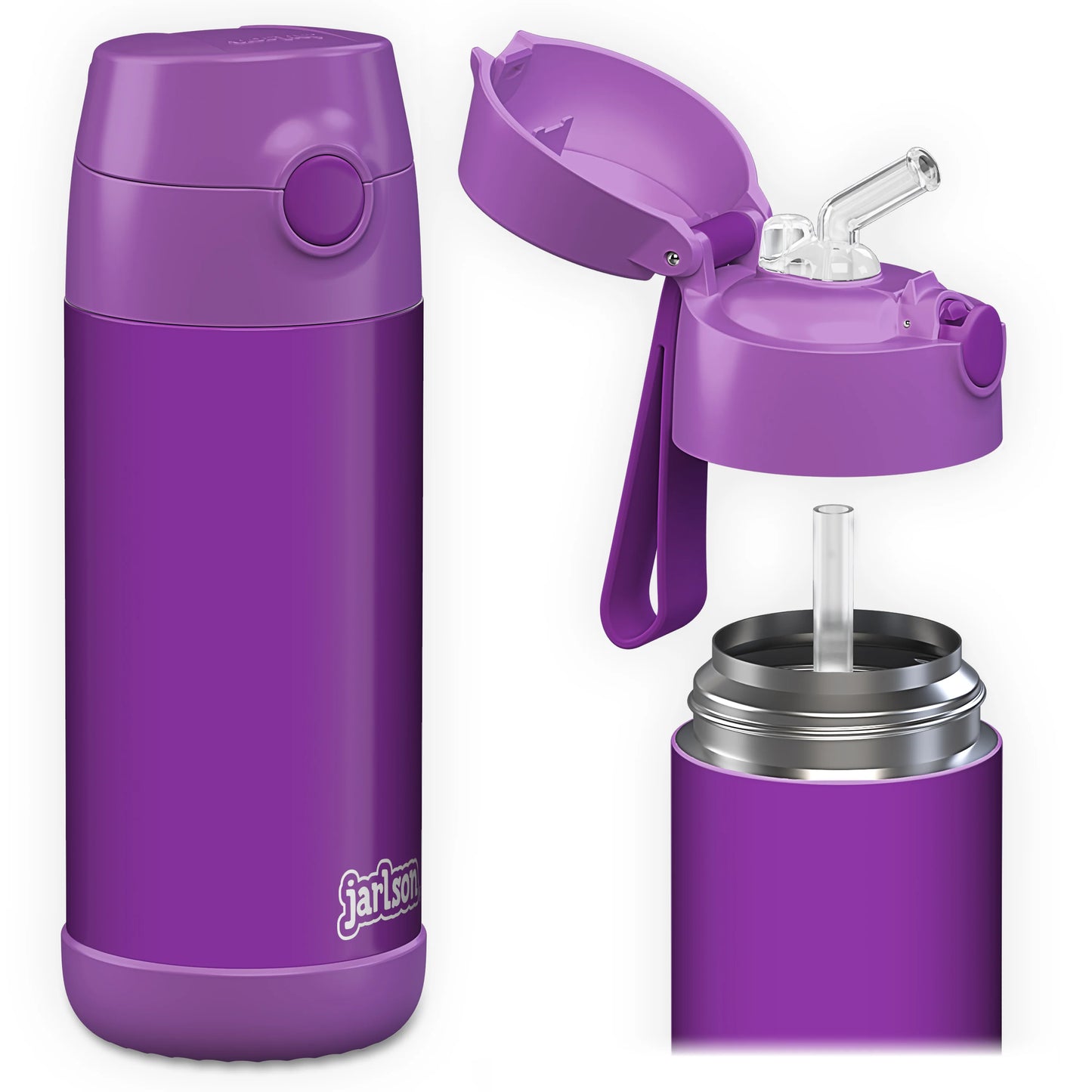 Drikkeflaske lilla 350ml - CHARLI