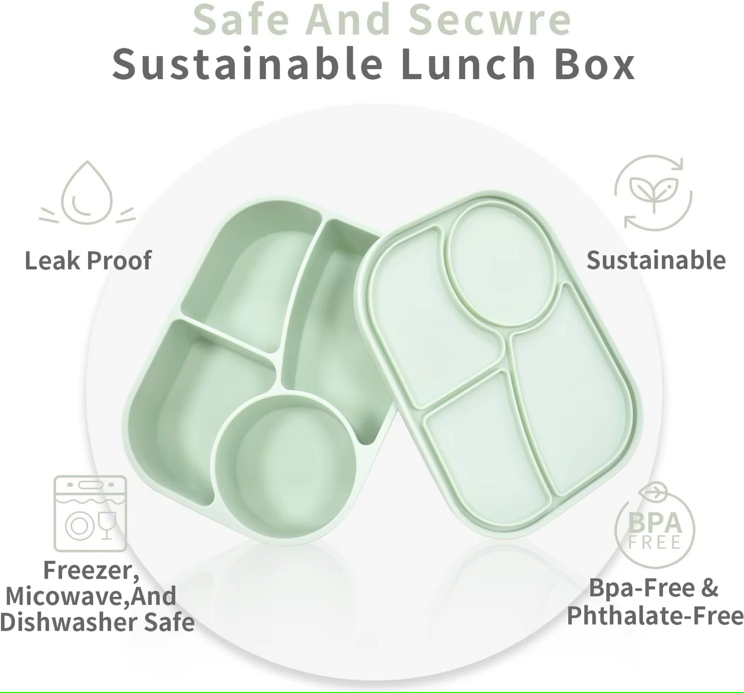 BPA fri matboks i silikon