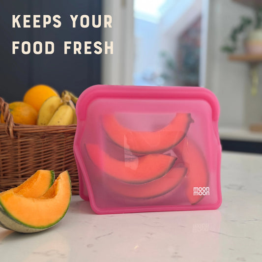 Silikonpose stående rosa