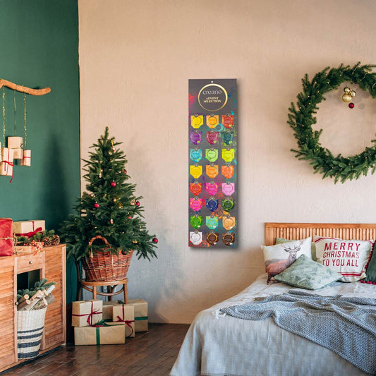 Adventskalender med 24 økologiske teposer