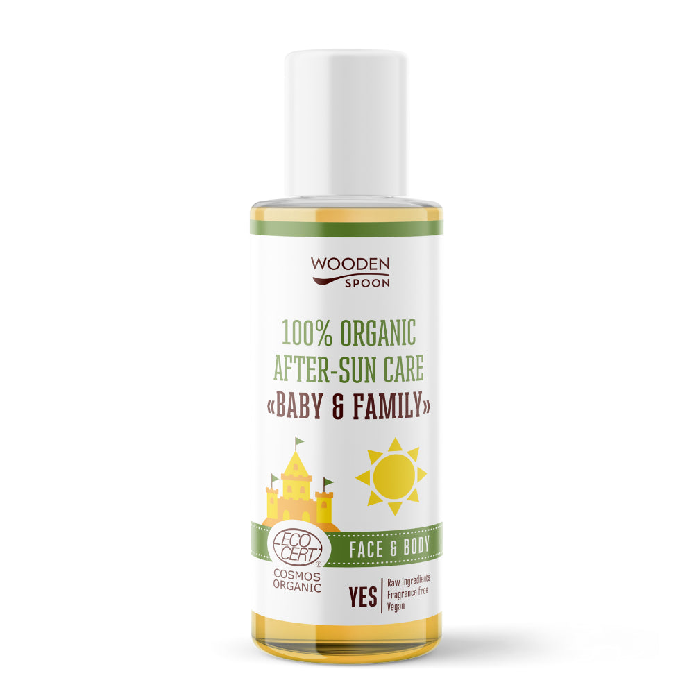 Naturlig after sun baby og barn