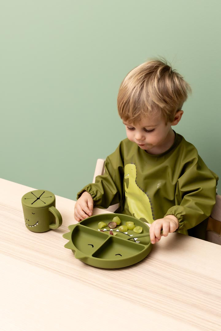 Vanntett smekke med lange ermer – Mr. Dino