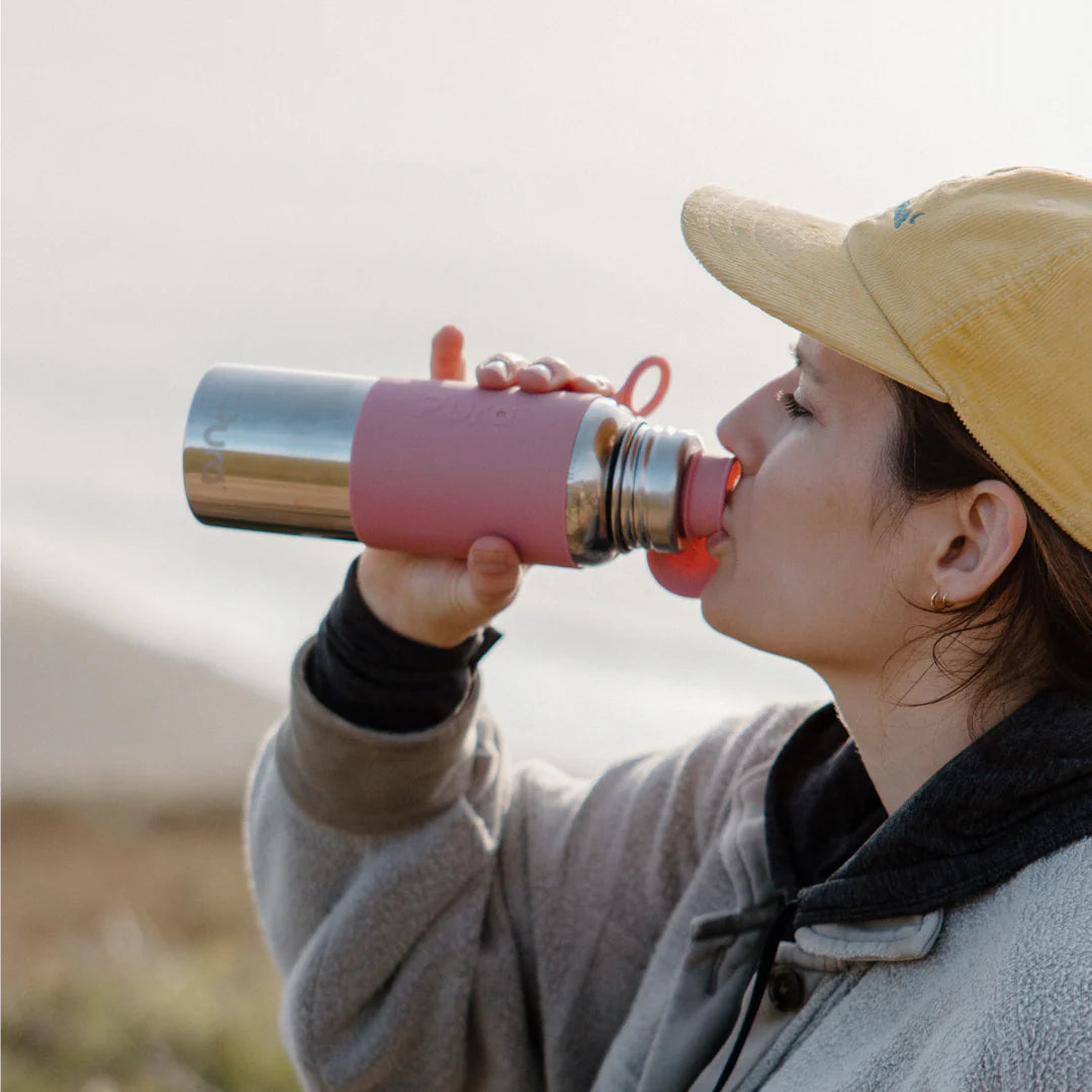 Pura kiki ISOLERT sportsflaske 650ml - Rose