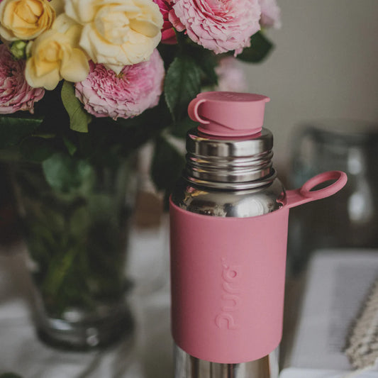 Pura kiki ISOLERT sportsflaske 650ml - Rose