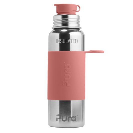 Pura kiki ISOLERT sportsflaske 650ml - Rose