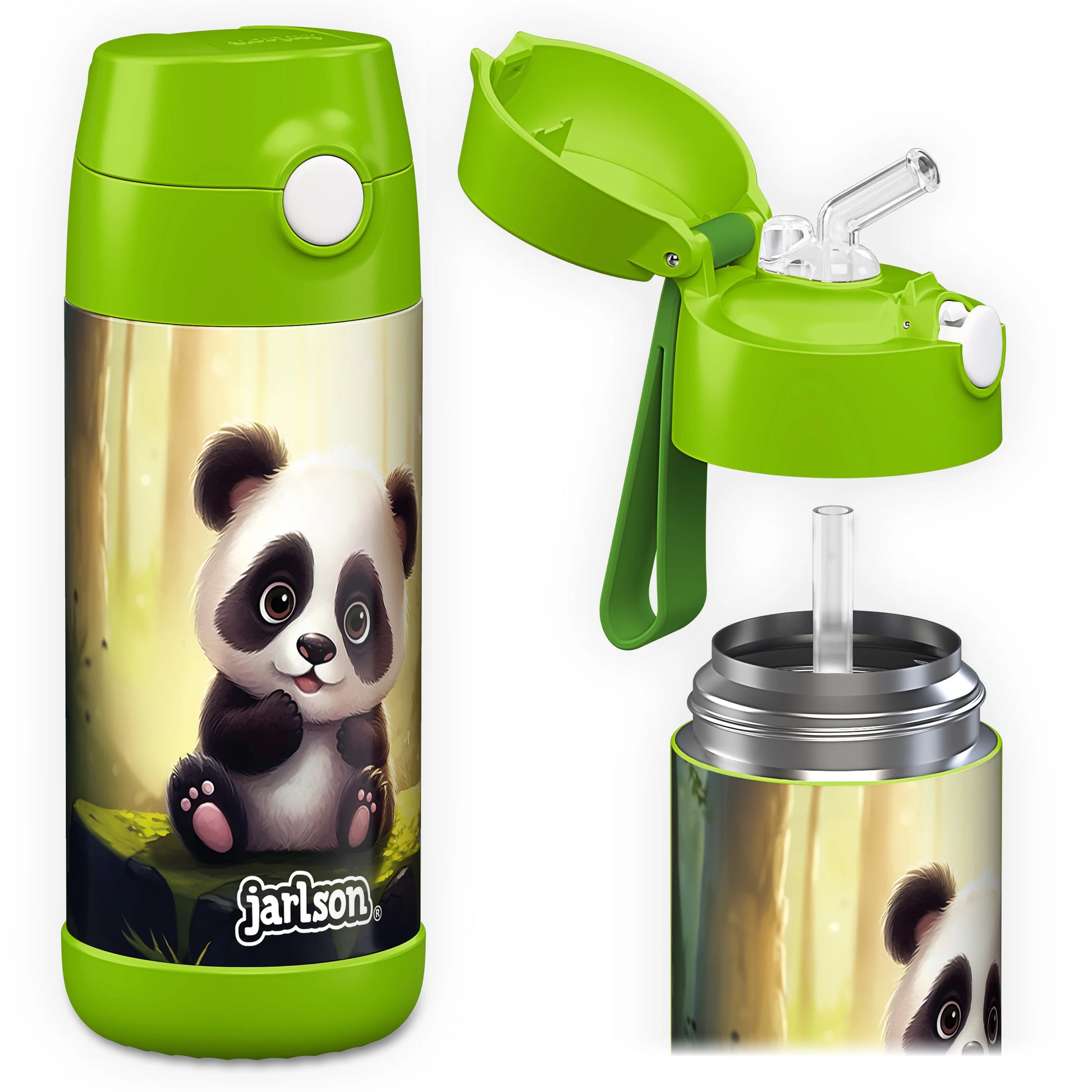Drikkeflaske panda 350ml - CHARLI jarlson