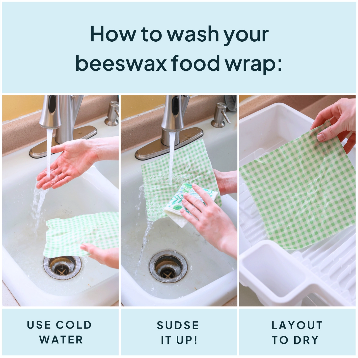 Foodwrap grønn nature bee