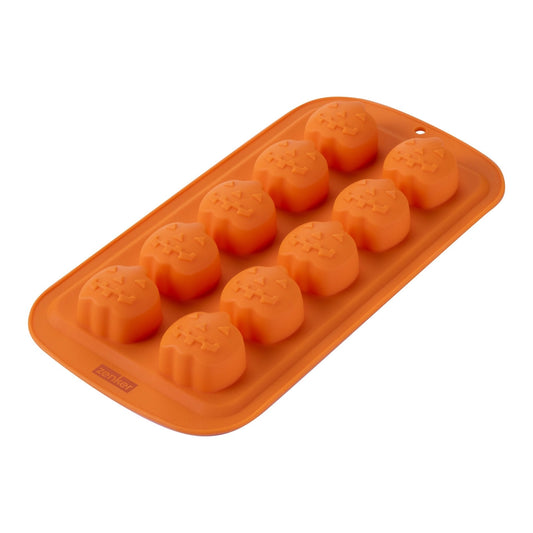 Silikonform med 10 mini‑gresskar – Halloween