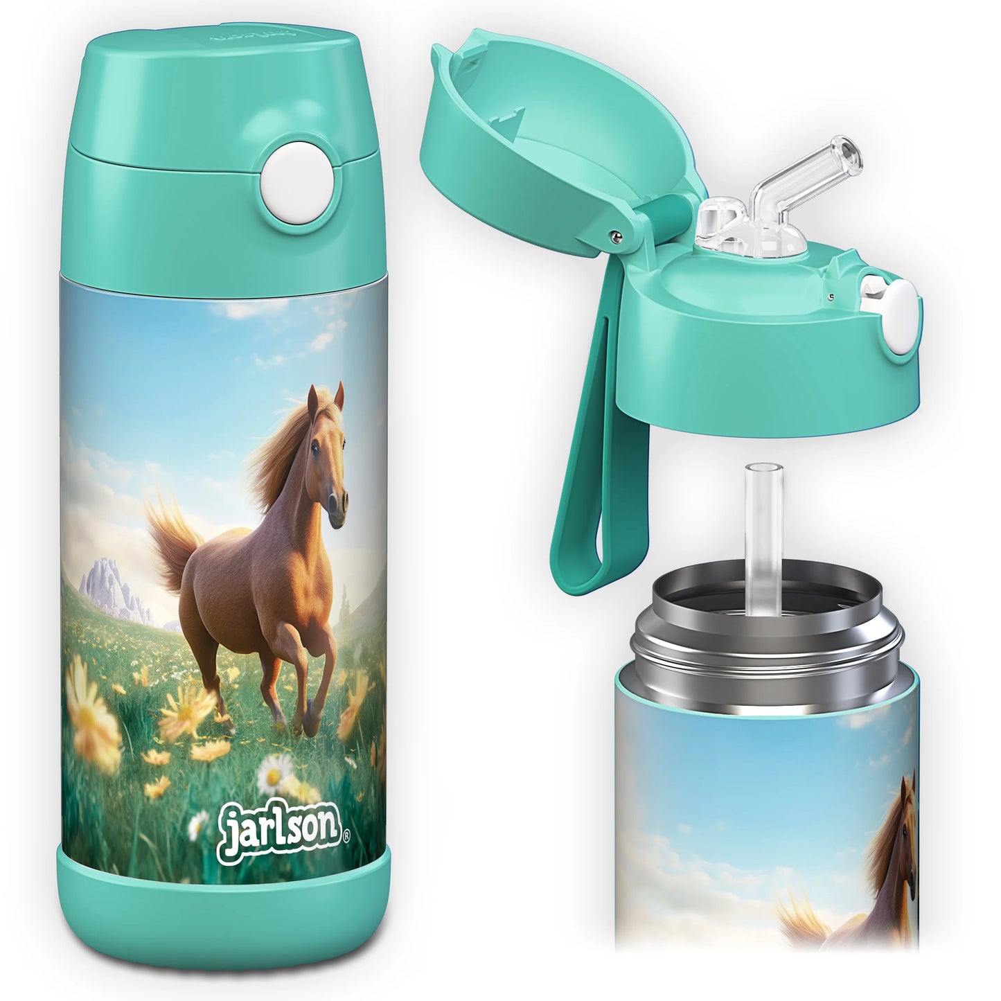 Drikkeflaske hest 2.0 350ml - CHARLI jartlson barn barnehage