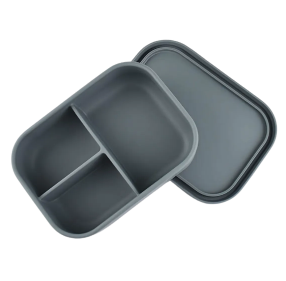 Silikon matboks grå