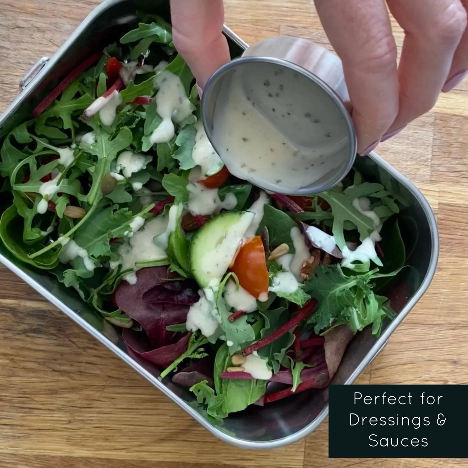 Oppbevaring dressing og sauser