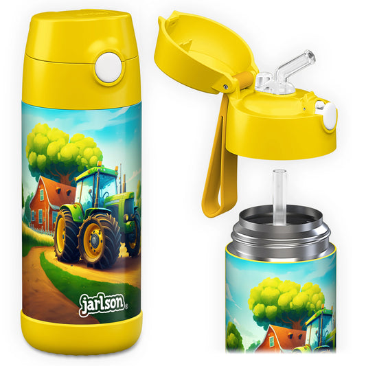 Drikkeflaske traktor 350ml - CHARLI jarlson barnskole