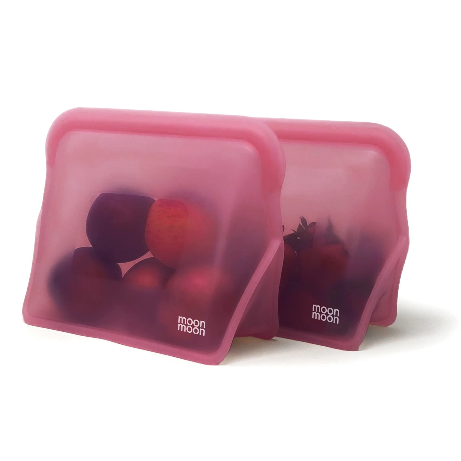 Stående silikonpose rosa