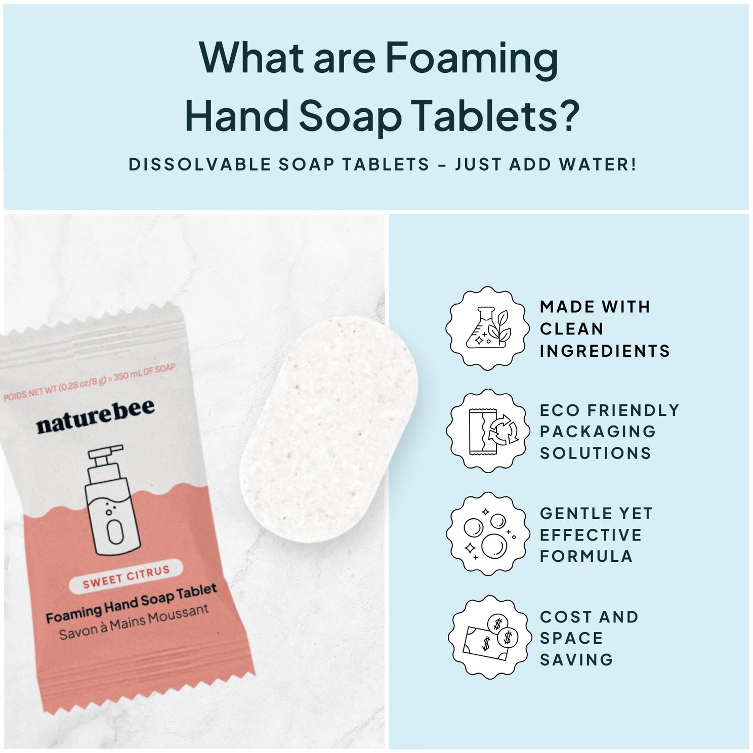 foaming handsoap tablets