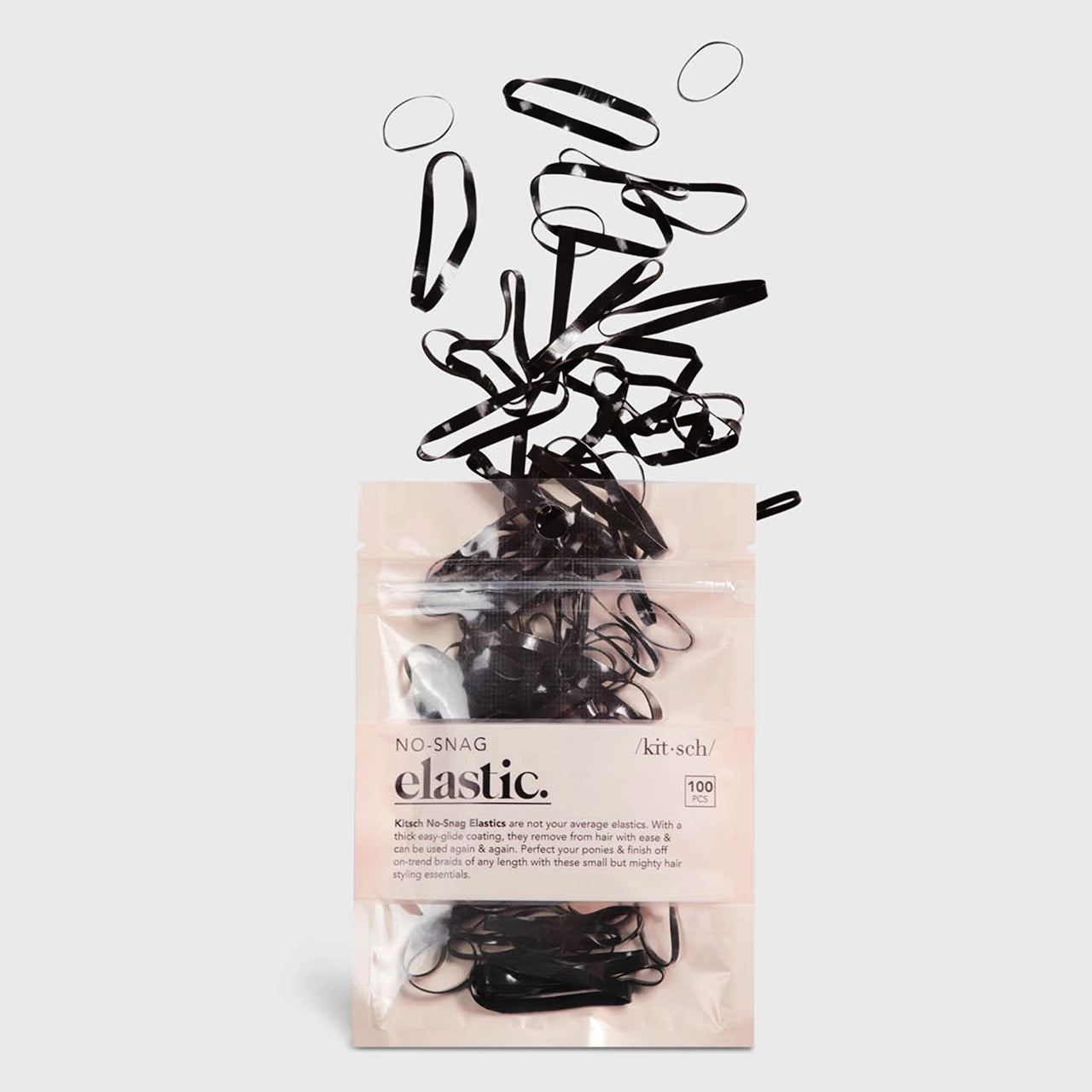 Små hårstrikk svart