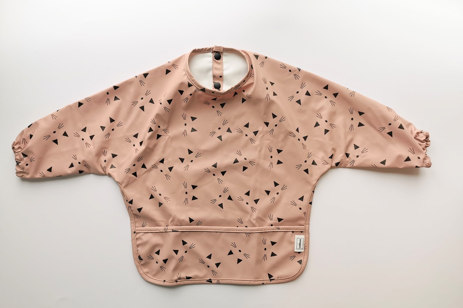 Snoggen Kattemønster Langermet smekke