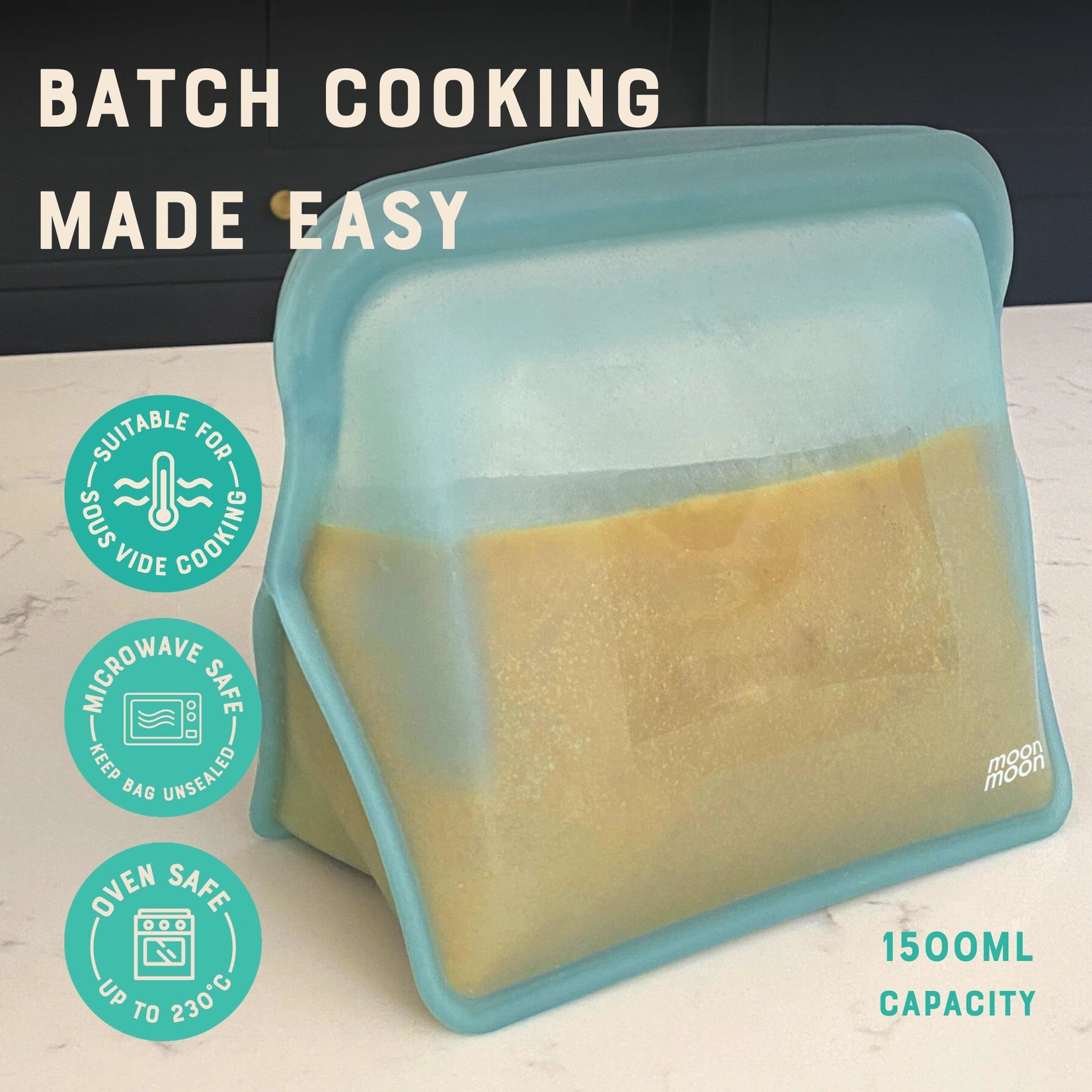 Stående silikonpose