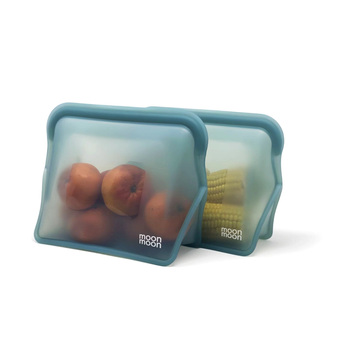 Stående silikonposer blå 1500ml