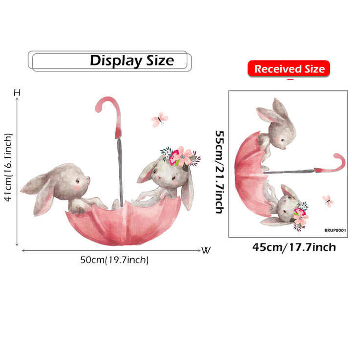 Veggklistermerke kanin