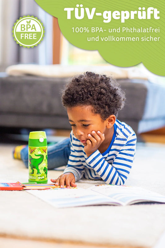 Drikkeflaske dinosaur 350ml - CHARLI