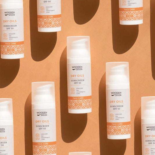 naturlig dry oil med solfaktor