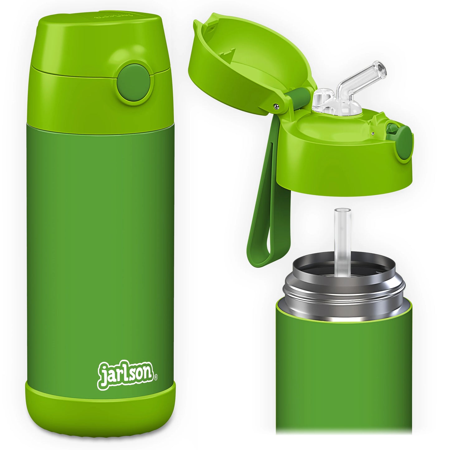 Drikkeflaske grønn 350ml - CHARLI Jarlson