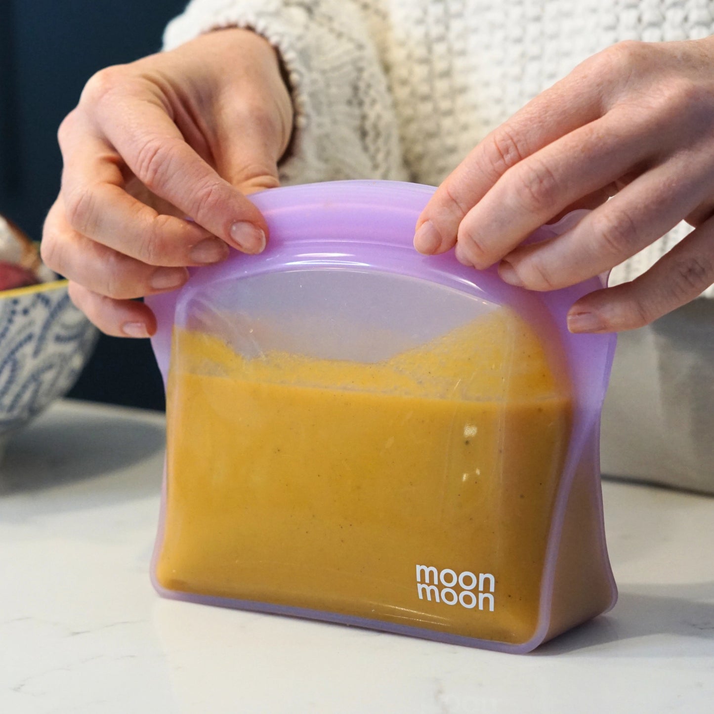 Plastfri oppbevaring av suppe