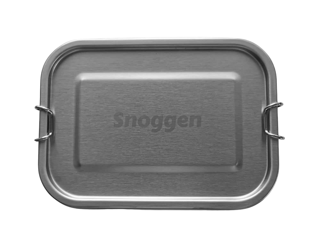 Matboks rustfritt stål m/ to uttakbare inndelinger - 1,4 L – Snoggen