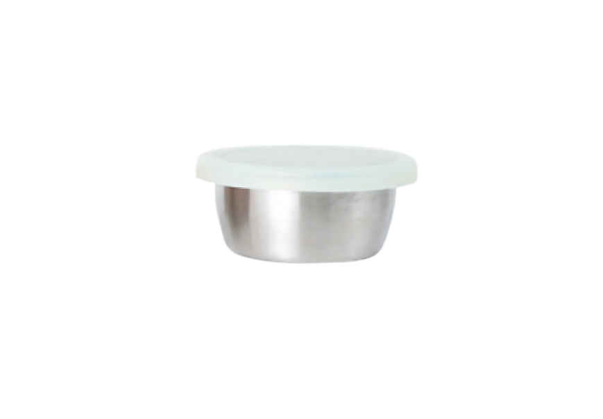 Rustfritt stål runde små bokser