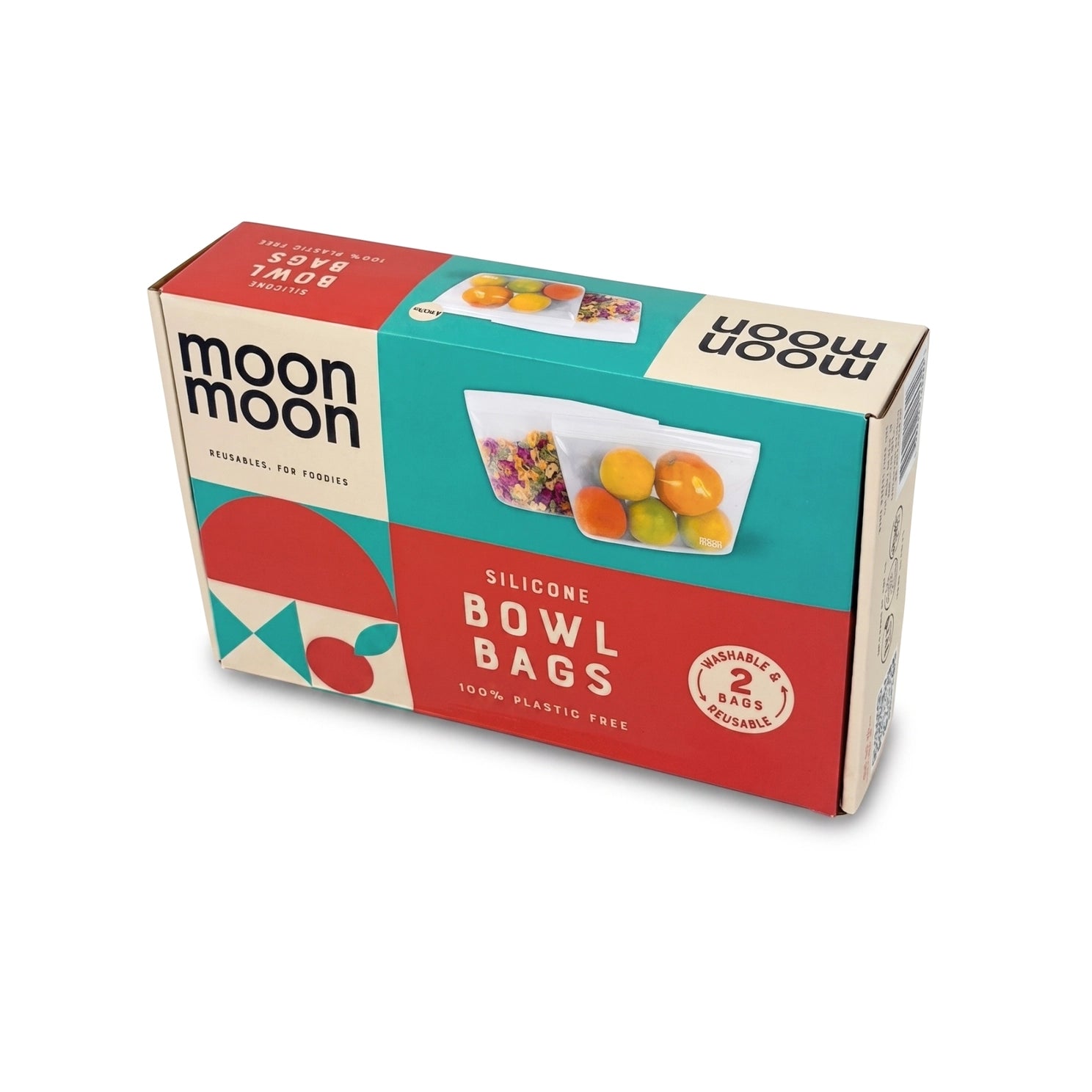 silikon oppbevaring plastfri poser fra moonmoon i papp og miljøvennlig emballasje