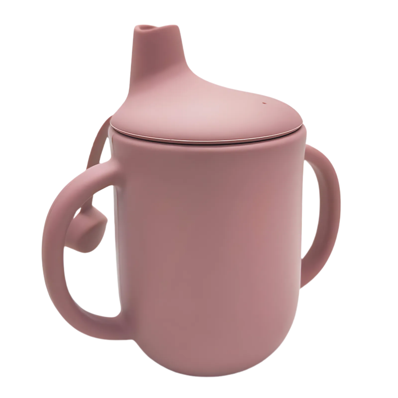 Tutekopp i silikon mørk rosa